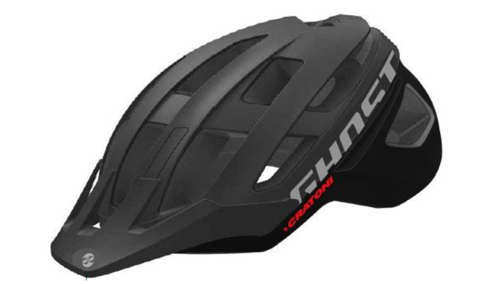 Helmet Allrace by Cratoni Black/white