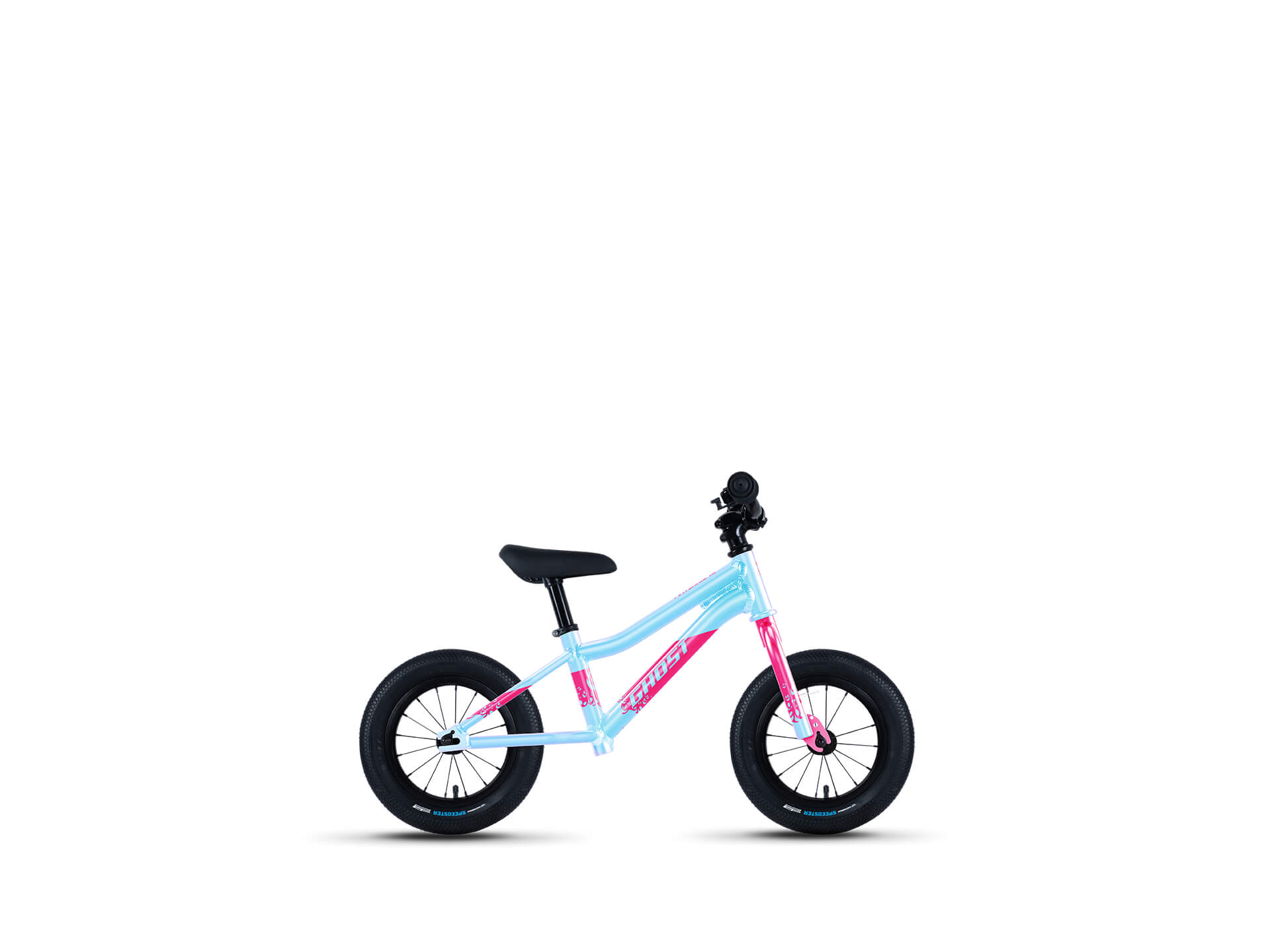 GHOST Powerkiddy 12 K AL baby blue/magenta - glossy | Kinder Laufrad |  Fahrradwelt Huber