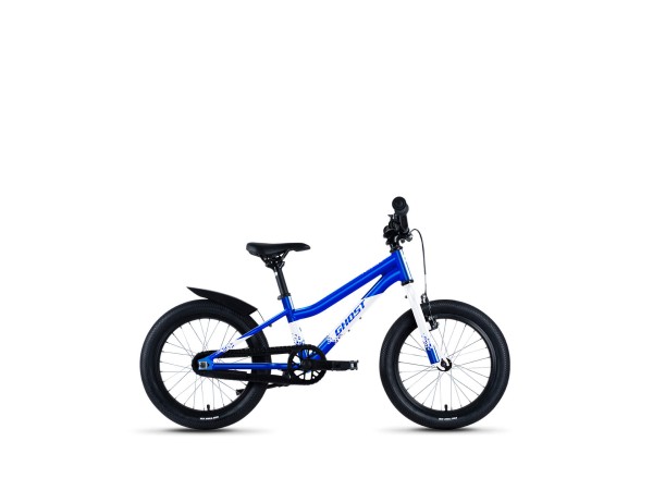 Powerkid 16 AL candy blue/pearl white glossy